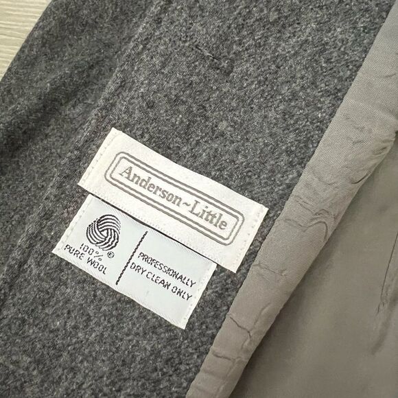 Vintage Anderson Little Size 10 100% Wool Blazer Jacket - Picture 5 of 8
